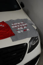 "LIFE'S BETTER AS A STAR" Oversized T-Shirt
